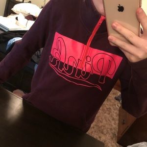 Victoria Secret burgundy sweatshirt